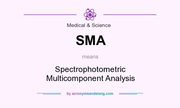 What does SMA mean? It stands for Spectrophotometric Multicomponent Analysis