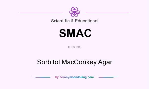 What does SMAC mean? It stands for Sorbitol MacConkey Agar