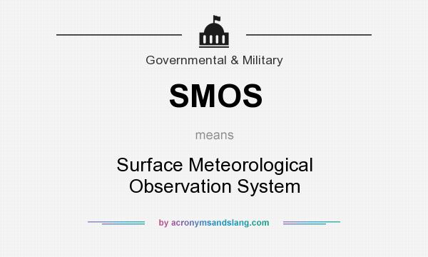What does SMOS mean? It stands for Surface Meteorological Observation System