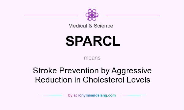 What does SPARCL mean? It stands for Stroke Prevention by Aggressive Reduction in Cholesterol Levels