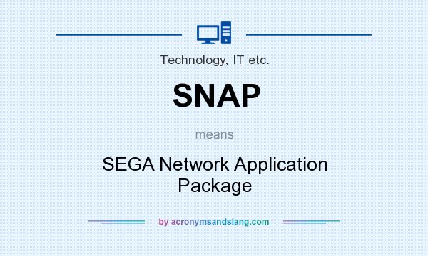 What does SNAP mean? It stands for SEGA Network Application Package