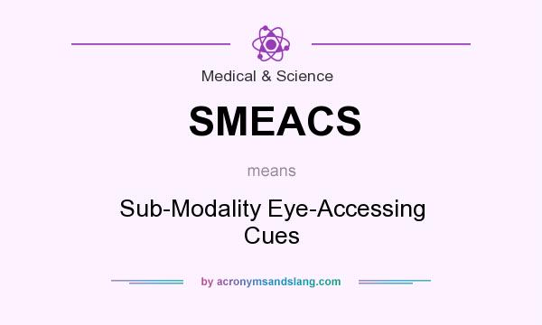What does SMEACS mean? It stands for Sub-Modality Eye-Accessing Cues