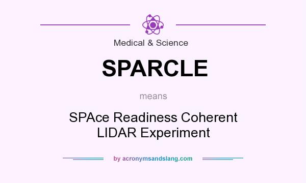 What does SPARCLE mean? It stands for SPAce Readiness Coherent LIDAR Experiment