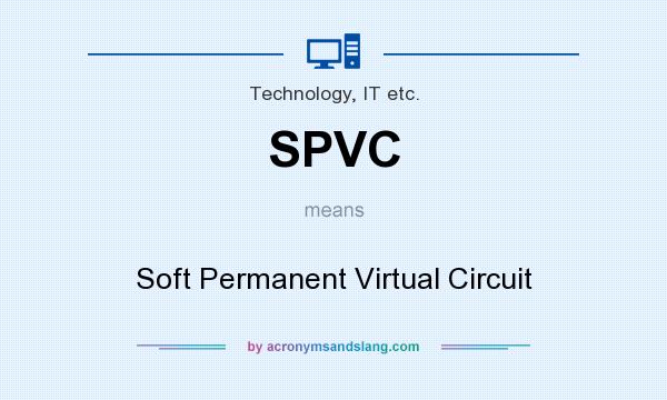What does SPVC mean? It stands for Soft Permanent Virtual Circuit