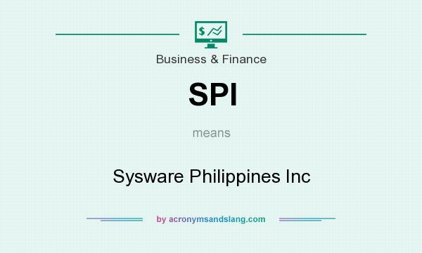 What does SPI mean? It stands for Sysware Philippines Inc