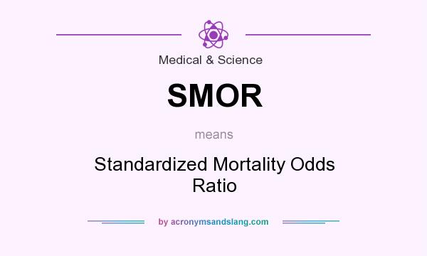 What does SMOR mean? It stands for Standardized Mortality Odds Ratio