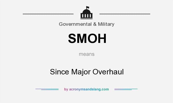 What does SMOH mean? It stands for Since Major Overhaul