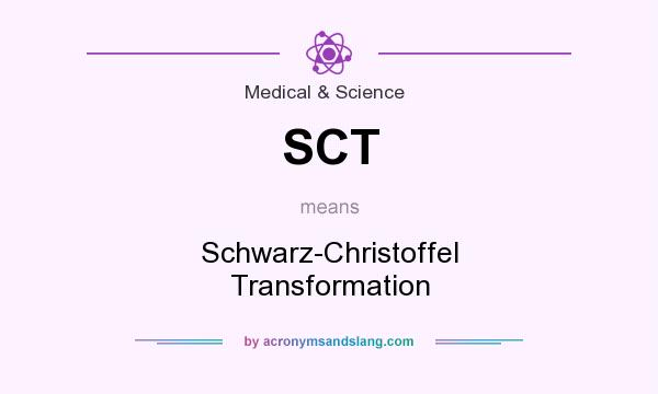 What does SCT mean? It stands for Schwarz-Christoffel Transformation