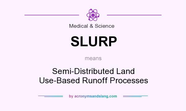 What does SLURP mean? It stands for Semi-Distributed Land Use-Based Runoff Processes