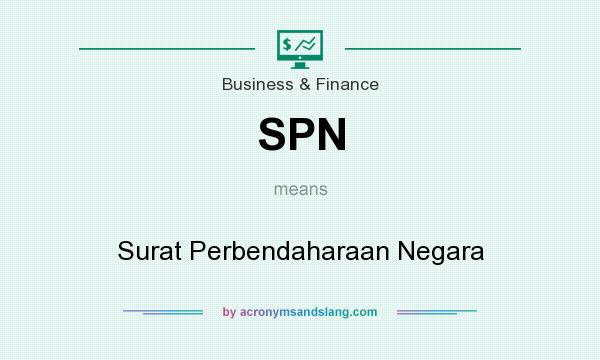 What does SPN mean? It stands for Surat Perbendaharaan Negara