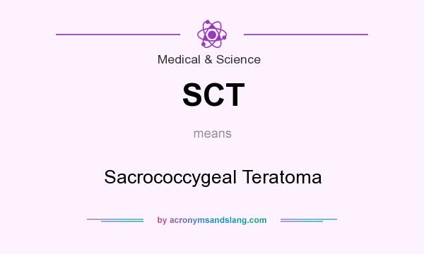 What does SCT mean? It stands for Sacrococcygeal Teratoma