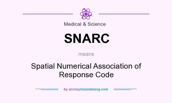 What does SNARC mean? It stands for Spatial Numerical Association of Response Code