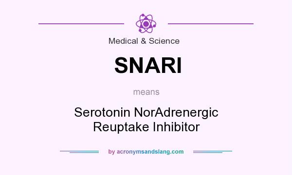 What does SNARI mean? It stands for Serotonin NorAdrenergic Reuptake Inhibitor