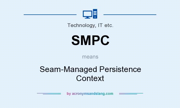 What does SMPC mean? It stands for Seam-Managed Persistence Context