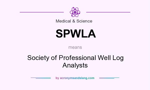 What does SPWLA mean? It stands for Society of Professional Well Log Analysts
