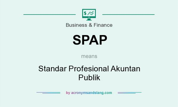 What does SPAP mean? It stands for Standar Profesional Akuntan Publik