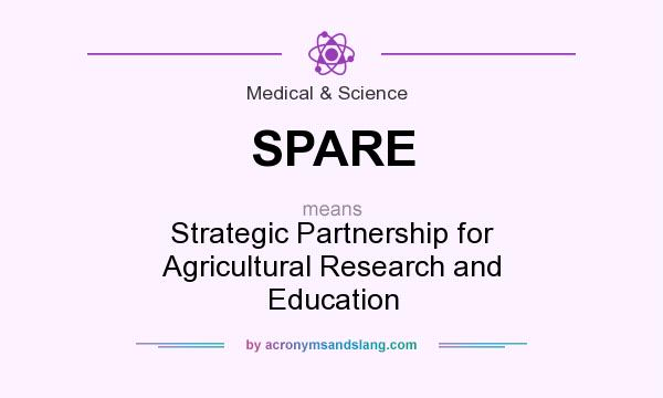 What does SPARE mean? It stands for Strategic Partnership for Agricultural Research and Education