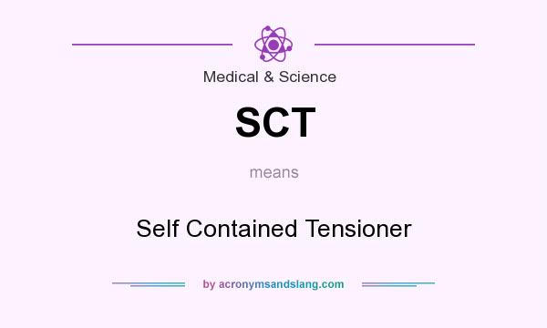 What does SCT mean? It stands for Self Contained Tensioner