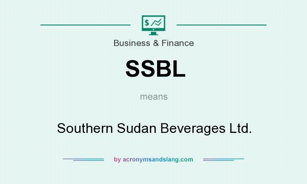 What does SSBL mean? It stands for Southern Sudan Beverages Ltd.