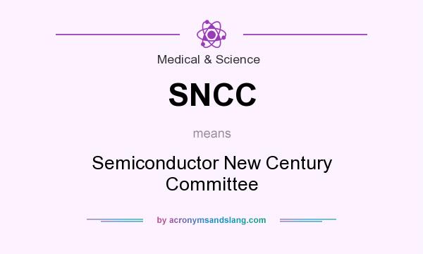 What does SNCC mean? It stands for Semiconductor New Century Committee