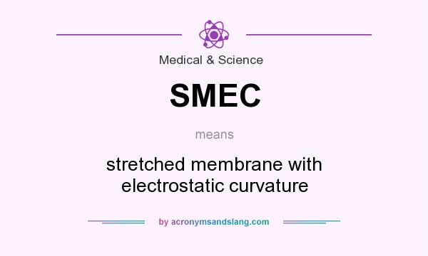 What does SMEC mean? It stands for stretched membrane with electrostatic curvature