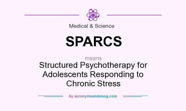 What does SPARCS mean? It stands for Structured Psychotherapy for Adolescents Responding to Chronic Stress