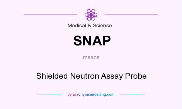 What does SNAP mean? It stands for Shielded Neutron Assay Probe