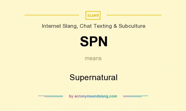 Supernatural meaning