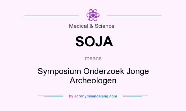 What does SOJA mean? It stands for Symposium Onderzoek Jonge Archeologen