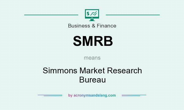What does SMRB mean? It stands for Simmons Market Research Bureau