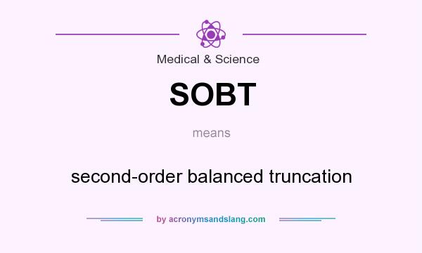 What does SOBT mean? It stands for second-order balanced truncation