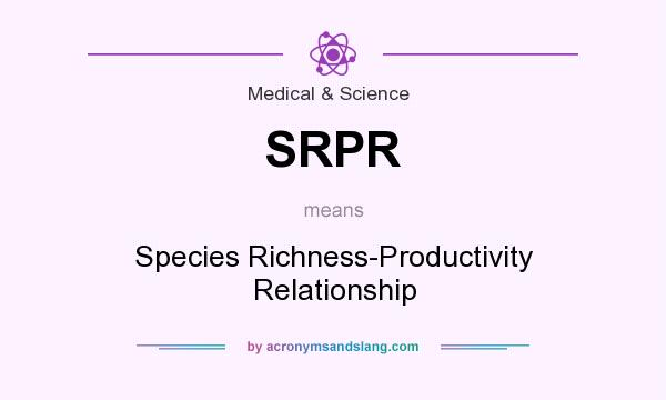 What does SRPR mean? It stands for Species Richness-Productivity Relationship