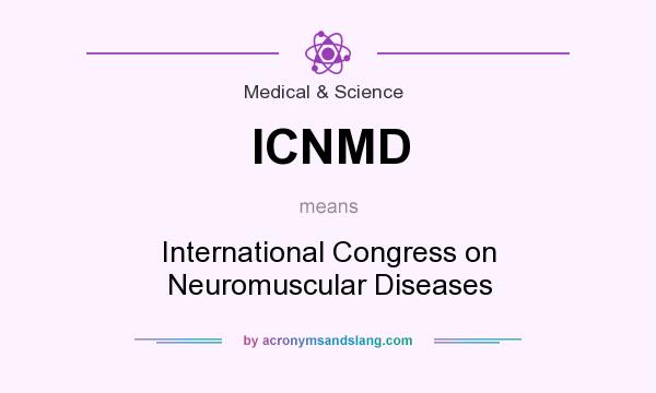 What does ICNMD mean? It stands for International Congress on Neuromuscular Diseases