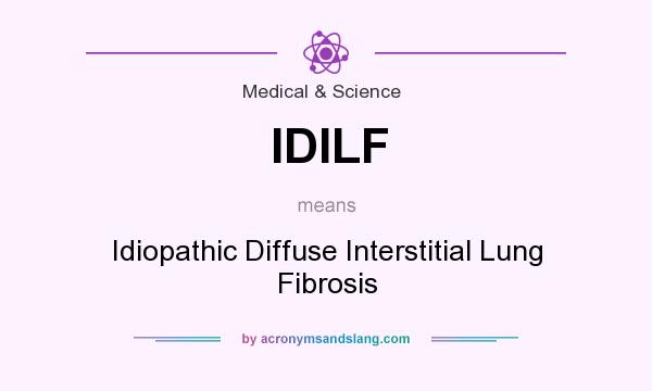 What does IDILF mean? It stands for Idiopathic Diffuse Interstitial Lung Fibrosis