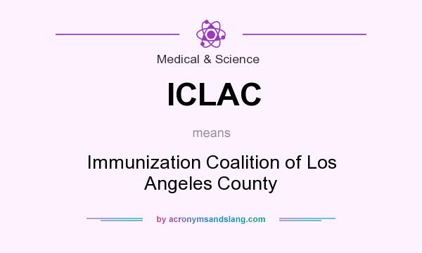 What does ICLAC mean? It stands for Immunization Coalition of Los Angeles County