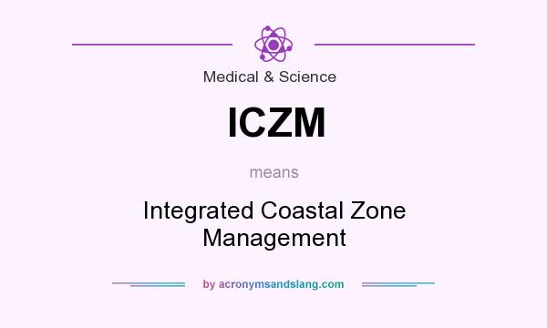 What does ICZM mean? It stands for Integrated Coastal Zone Management