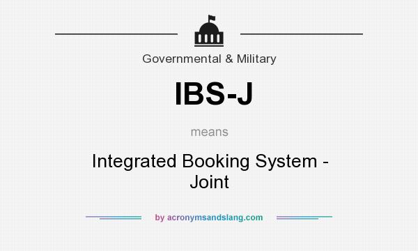 What does IBS-J mean? It stands for Integrated Booking System - Joint