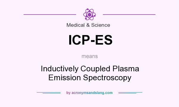 What does ICP-ES mean? It stands for Inductively Coupled Plasma Emission Spectroscopy
