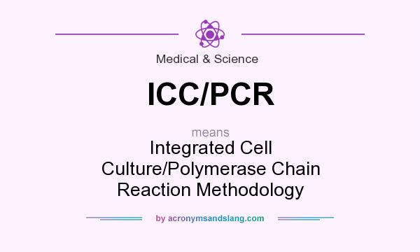 What does ICC/PCR mean? It stands for Integrated Cell Culture/Polymerase Chain Reaction Methodology