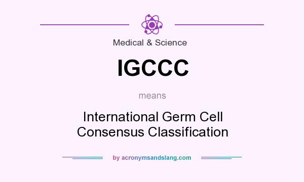 What does IGCCC mean? It stands for International Germ Cell Consensus Classification