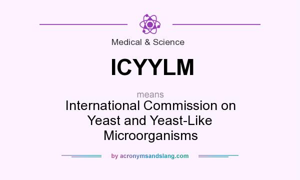 What does ICYYLM mean? It stands for International Commission on Yeast and Yeast-Like Microorganisms