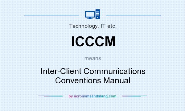 What does ICCCM mean? It stands for Inter-Client Communications Conventions Manual