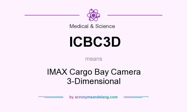 What does ICBC3D mean? It stands for IMAX Cargo Bay Camera 3-Dimensional