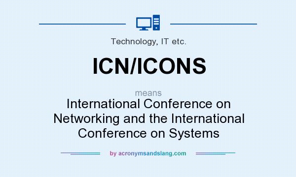 What does ICN/ICONS mean? It stands for International Conference on Networking and the International Conference on Systems