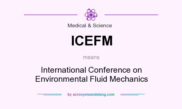 What does ICEFM mean? It stands for International Conference on Environmental Fluid Mechanics