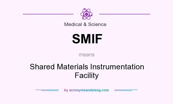 What does SMIF mean? It stands for Shared Materials Instrumentation Facility