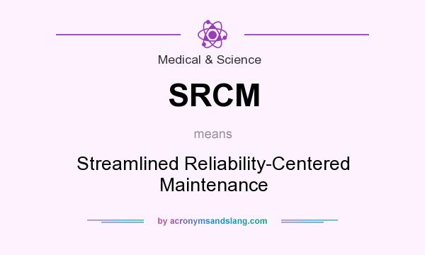 What does SRCM mean? It stands for Streamlined Reliability-Centered Maintenance