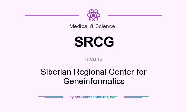 What does SRCG mean? It stands for Siberian Regional Center for Geneinformatics