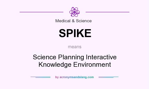 What does SPIKE mean? It stands for Science Planning Interactive Knowledge Environment