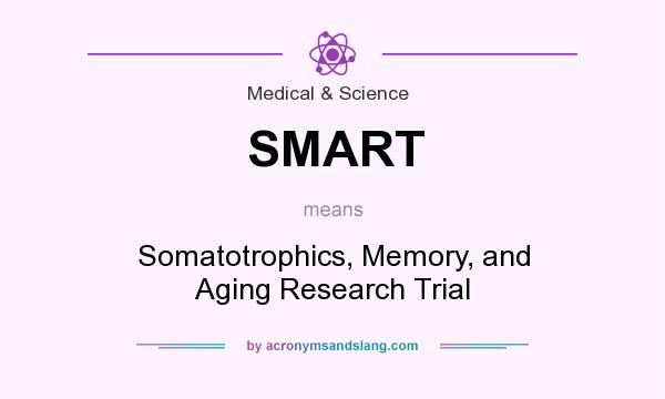 What does SMART mean? It stands for Somatotrophics, Memory, and Aging Research Trial